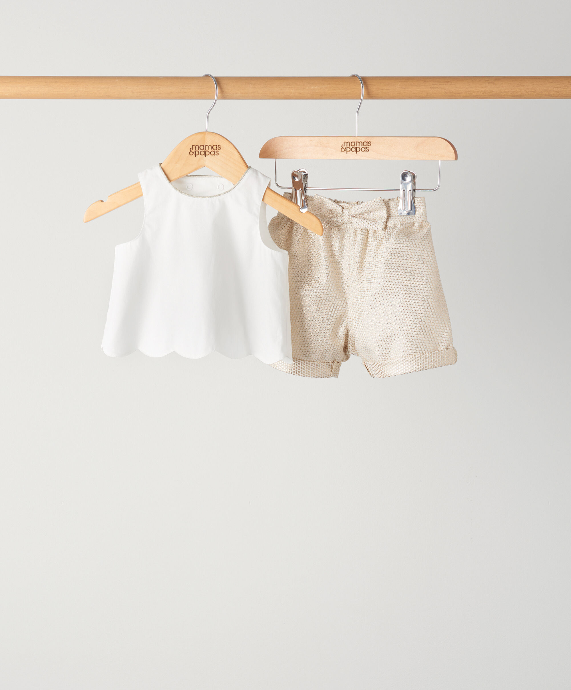 طقم بلوزة وشورت جاكار - قطعتان