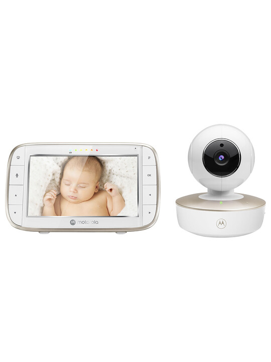 كاميرا فيديو موتورولا محمولة بشاشة 5 بوصات لمراقبة الطفل image number 3