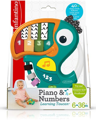 INFANTINO PIANO & NUMBERS LEARNING TOUCAN
