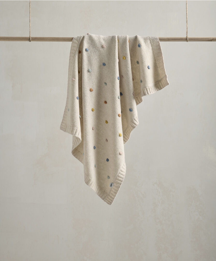 بطانية منسوجة بكرات - ألوان متعددة