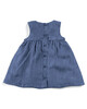 Blue Pin tuck Dress image number 7
